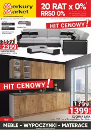 Gazetka promocyjna Merkury Market - Gazetka - ważna od 30.06 do 30.06.2025 - strona 1 - produkty: Pościel, Kuchnia, Pojemnik, Materac, Tera, Narożnik