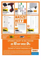 Gazetka promocyjna Obi - Gazetka OBI - Gazetka - ważna od 06.09 do 06.09.2022 - strona 18 - produkty: Grzejnik, Asus, Tarka, Wkręt, Wkrętarka, Drzwi, Einhell