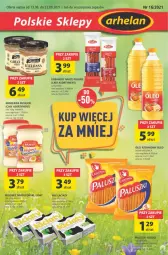 Gazetka promocyjna Arhelan - Gazetka - Gazetka - ważna od 22.08 do 22.08.2021 - strona 1 - produkty: Majonez, Ser, Duda, Olej rzepakowy, Kabanos, Oleo, Olej, Kiełbasa