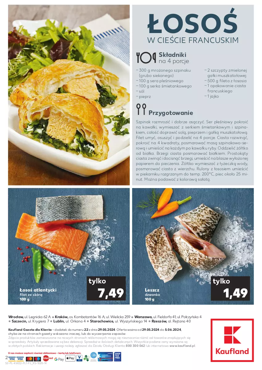 Gazetka promocyjna Kaufland - Mocny Start - ważna 29.05 do 05.06.2024 - strona 2 - produkty: Fa, Kawa, Mus, Orka, Papier, Piec, Piekarnik, Pieprz, Por, Sałat, Ser, Ser pleśniowy, Sól, Sos, Szpinak, Wagi