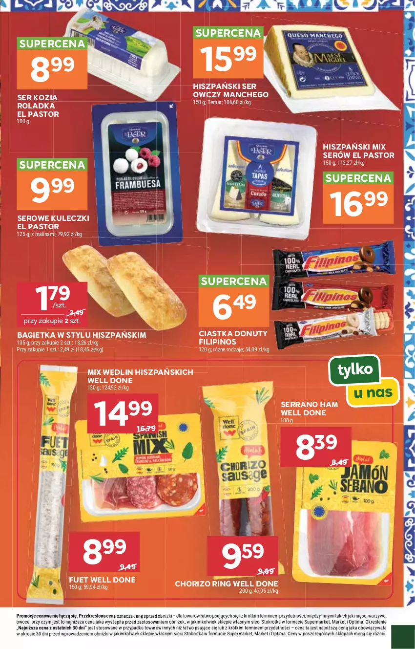 Gazetka promocyjna Stokrotka - Supermarket - ważna 13.08 do 19.08.2026 - strona 31 - produkty: Astor, Bagietka, Ciastka, Donut, Mięso, Nuty, Optima, Owoce, Ser, Ser kozi, Ser owczy, Warzywa