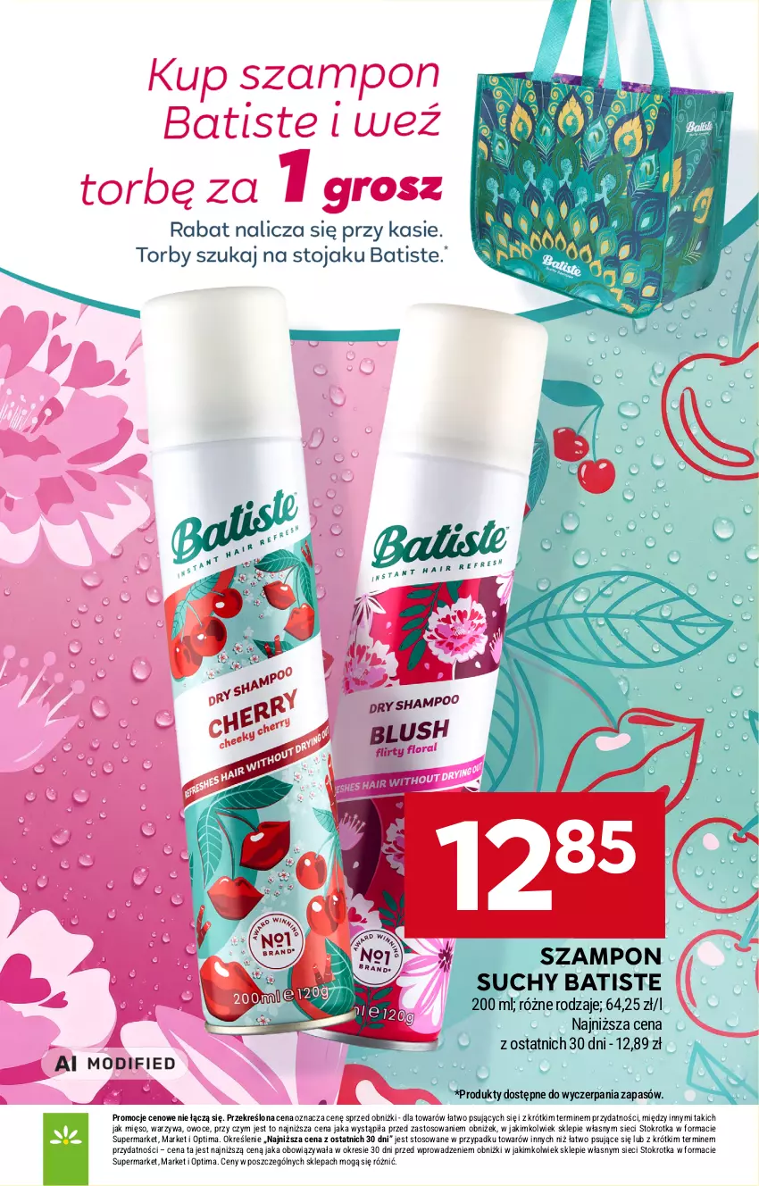 Gazetka promocyjna Stokrotka - Supermarket - ważna 13.08 do 19.08.2026 - strona 43 - produkty: Batiste, Mięso, Optima, Owoce, Szampon, Warzywa
