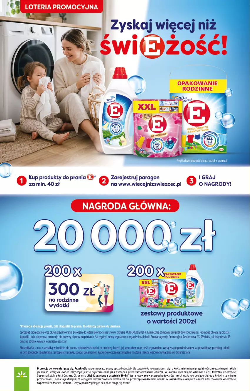 Gazetka promocyjna Stokrotka - Supermarket - ważna 13.08 do 19.08.2026 - strona 44 - produkty: Mięso, Optima, Owoce, Warzywa