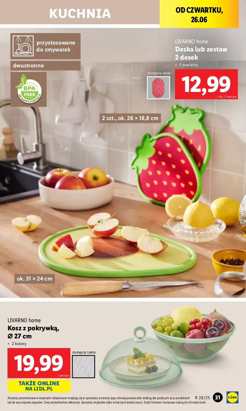 Gazetka promocyjna Lidl - GAZETKA - ważna 23.06 do 29.06.2025 - strona 33 - produkty: Ivar, Kosz, Kuchnia