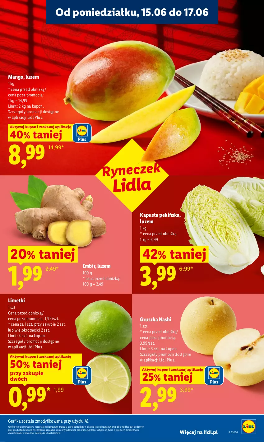 Gazetka promocyjna Lidl - Gazetka ważna od 15.06 do 17.06 - ważna 15.06 do 17.06.2026 - strona 37 - produkty: Gra, Grafika, Imbir, Mango
