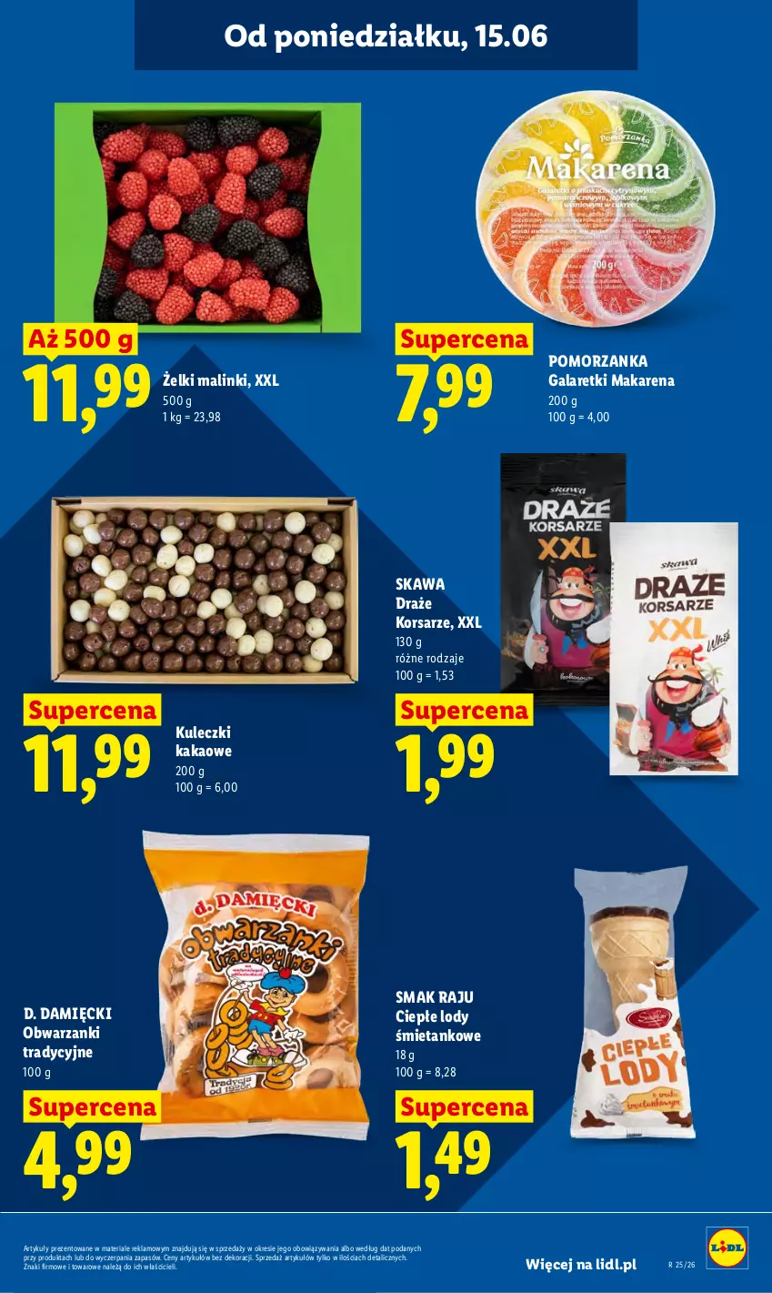 Gazetka promocyjna Lidl - Gazetka ważna od 15.06 do 17.06 - ważna 15.06 do 17.06.2026 - strona 53 - produkty: Ciepłe lody, Gala, Galaretki, Kakao, Kawa, Lody