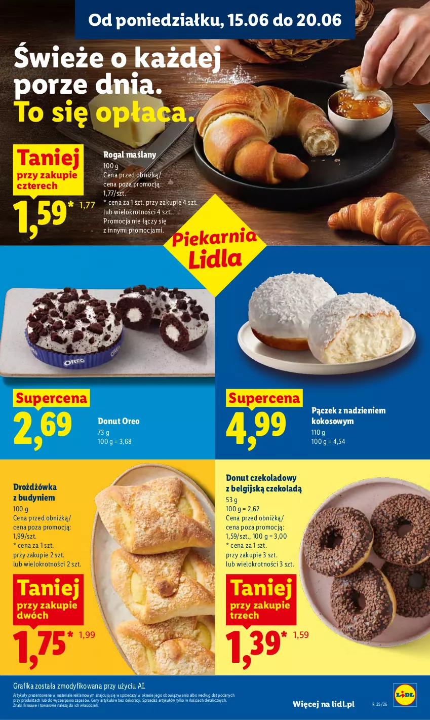 Gazetka promocyjna Lidl - Gazetka ważna od 15.06 do 17.06 - ważna 15.06 do 17.06.2026 - strona 55 - produkty: Donut, Gra, Grafika, Kokos, LG, Oreo, Pączek, Por, Rogal