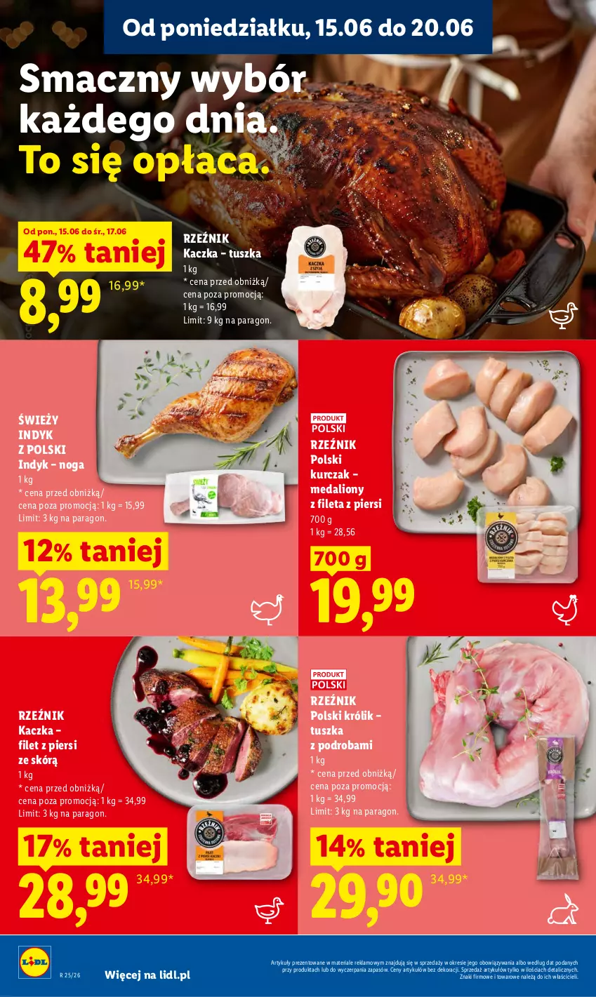 Gazetka promocyjna Lidl - Gazetka ważna od 15.06 do 17.06 - ważna 15.06 do 17.06.2026 - strona 58 - produkty: Kaczka, Królik, Kurczak, Lion, Tusz