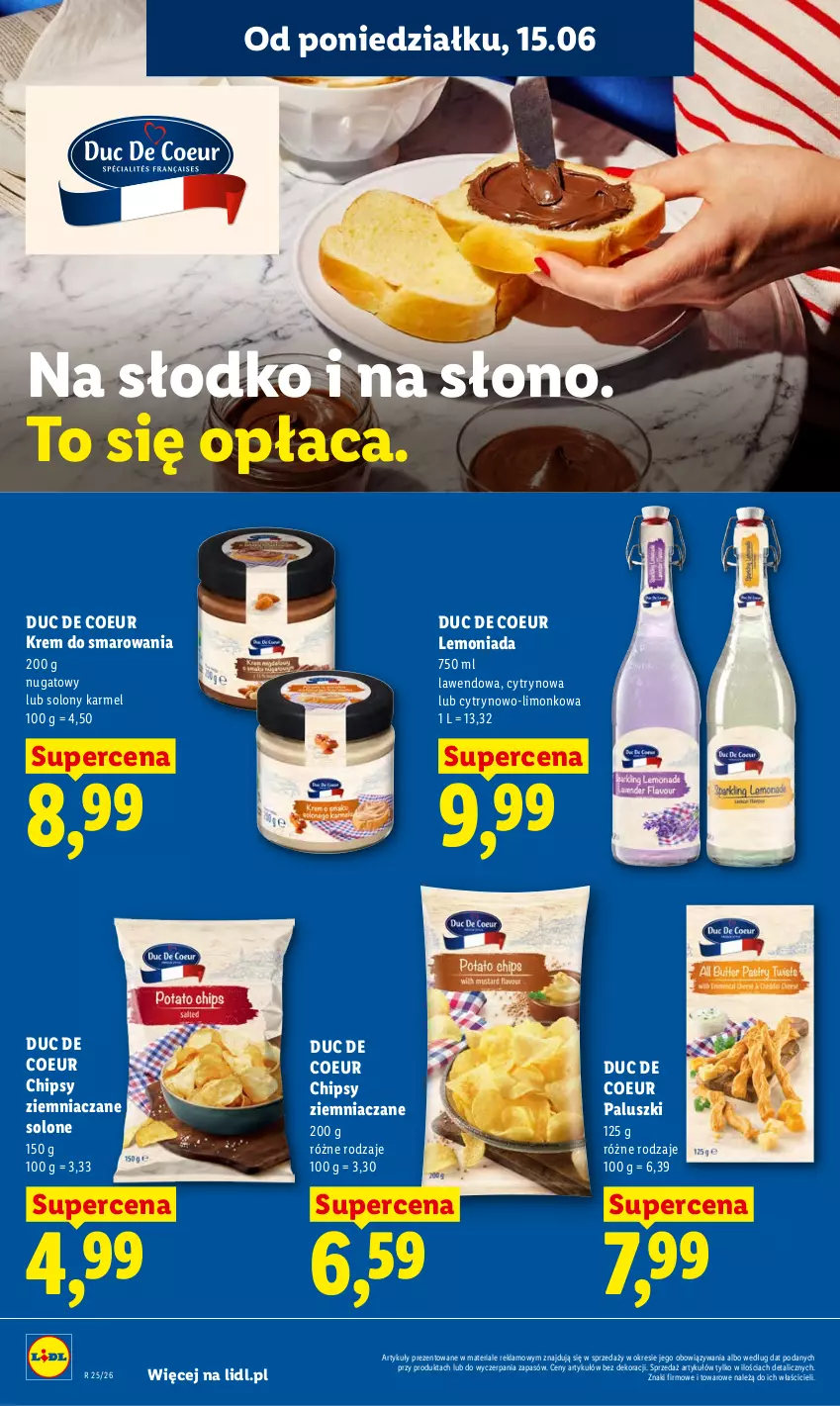 Gazetka promocyjna Lidl - Gazetka ważna od 15.06 do 17.06 - ważna 15.06 do 17.06.2026 - strona 72 - produkty: Chipsy, Lemoniada