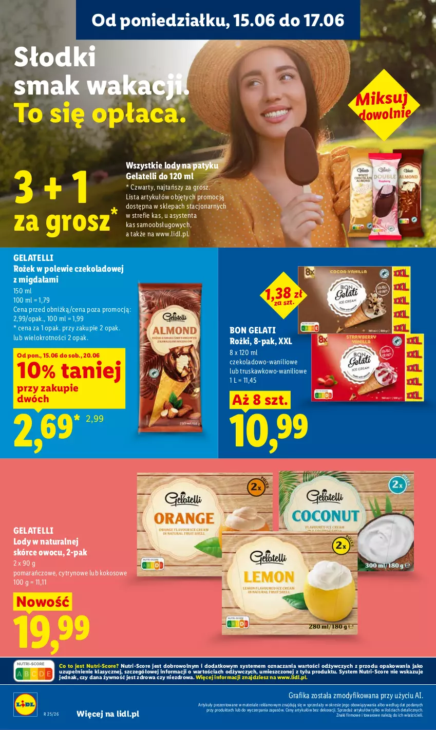 Gazetka promocyjna Lidl - Gazetka ważna od 15.06 do 17.06 - ważna 15.06 do 17.06.2026 - strona 74 - produkty: Gra, Grafika, Kokos, Lody