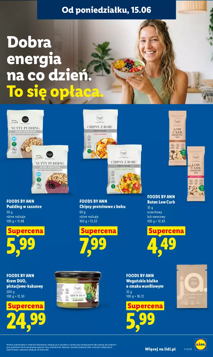 Gazetka promocyjna Lidl - Gazetka ważna od 15.06 do 17.06 - ważna 15.06 do 17.06.2026 - strona 85 - produkty: Baton, Chipsy, Kakao, Pudding