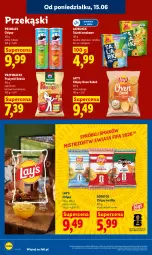 Gazetka promocyjna Lidl - Gazetka ważna od 15.06 do 17.06 - Gazetka - ważna od 17.06 do 17.06.2026 - strona 84 - produkty: Ser, Lajkonik, Chipsy, Tortilla, Przysnacki, Pringles, Lay’s