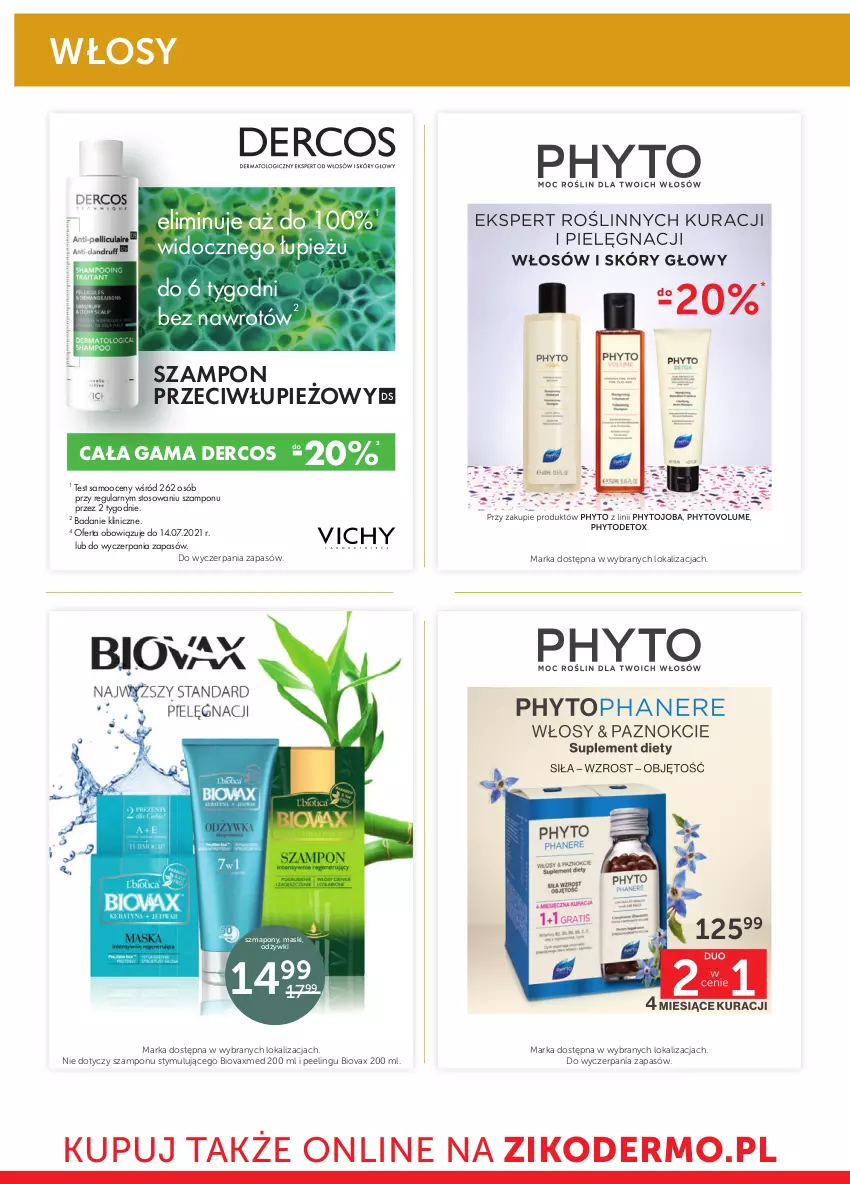 Gazetka promocyjna Ziko - 17-30 CZERWCA - ważna 01.07 do 14.07.2021 - strona 14 - produkty: Biovax, Peeling, Szampon