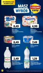 Gazetka promocyjna Lidl - GAZETKA - Gazetka - ważna od 20.01 do 20.01.2024 - strona 38 - produkty: Krakus, Deser mleczny, Ser, Mus, Zott, Tera, PIKOK, Pilos, Muszynianka, Woda mineralna, Deser, Woda, Magnez, Monte