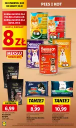 Gazetka promocyjna Lidl - GAZETKA - Gazetka - ważna od 20.01 do 20.01.2024 - strona 44 - produkty: Mokra karma, Sos, Ser, Pur, Bell, Serdelki, Purina, Przysmaki, Felix