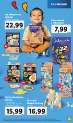 Gazetka promocyjna Lidl - GAZETKA - Gazetka - ważna od 20.01 do 20.01.2024 - strona 47 - produkty: Gry, Kolorowanka, Klej, Puzzle, Klocki