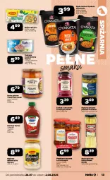 Gazetka promocyjna Netto - Od Poniedziałku - Gazetka - ważna od 02.08 do 02.08.2025 - strona 13 - produkty: Chrzan, Majonez, Ketchup, Ser, Papryka, Bulion, Winiary, Lion, Rolnik, Tuńczyk, Olej, Pomidory, Danie gotowe