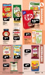 Gazetka promocyjna Netto - Od Poniedziałku - Gazetka - ważna od 02.08 do 02.08.2025 - strona 17 - produkty: Piec, Pistacje, Nutella, Corn flakes, Ser, Lajkonik, Mus, Beko, Chipsy, Chrupki, Konfitura, Precle, Pieczywo chrupkie, Pieczywo, Ferrero, Danio, Nestlé