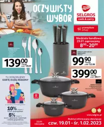 Gazetka promocyjna Selgros - Oferta przemysłowa - Gazetka - ważna od 01.02 do 01.02.2023 - strona 1 - produkty: Noż, Gra, Papier, Widelec, Lack, Pokrywa, LG