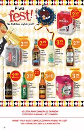 Gazetka promocyjna Delikatesy Centrum - Gazetka Delikatesy Centrum - Gazetka - ważna od 22.09 do 22.09.2021 - strona 22 - produkty: Piwo, Książęce, Koc, Somersby, Kawa, Warka, Radler, Okocim, Karmi, Mango, Napój, Lech Premium