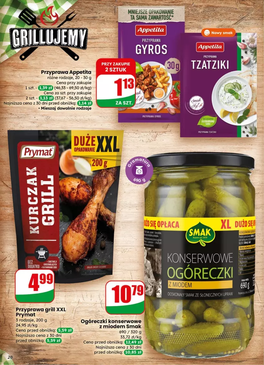 Gazetka promocyjna Dino - Gazetka 15 / 2026 - ważna 08.04 do 14.04.2026 - strona 20 - produkty: Grill, Gyros, Prymat, Ser