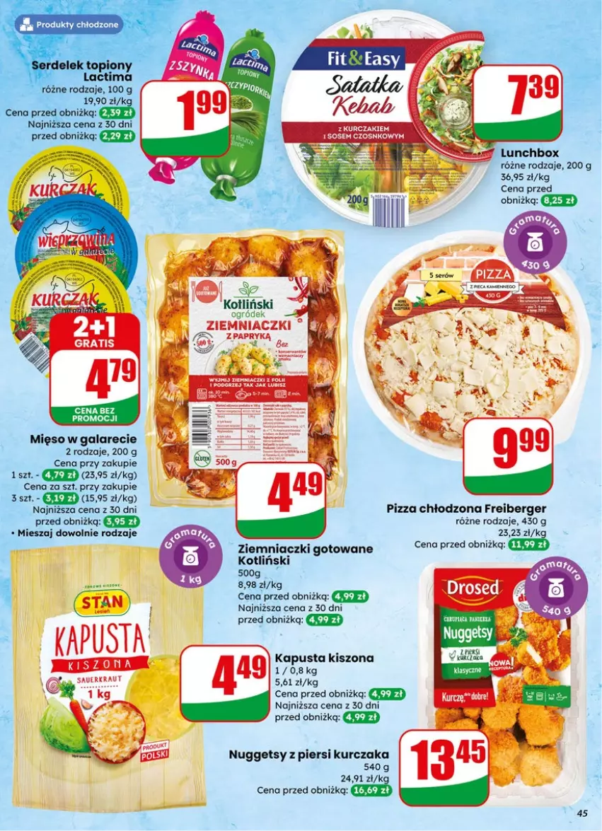 Gazetka promocyjna Dino - Gazetka 15 / 2026 - ważna 08.04 do 14.04.2026 - strona 45 - produkty: BIC, Fa, Gala, Kurczak, Mięso, Mięso w galarecie, Ogród, Pizza, Sos