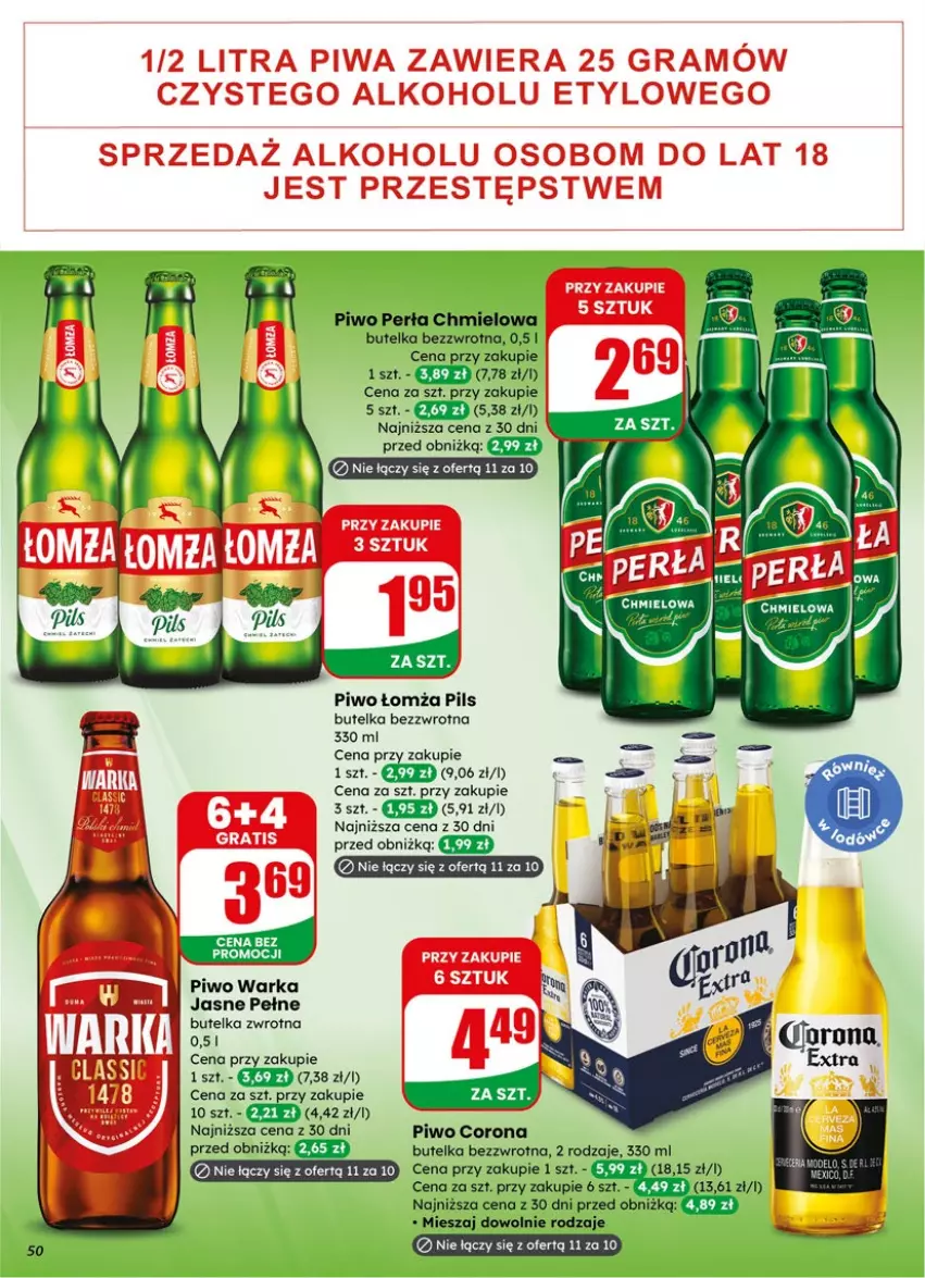 Gazetka promocyjna Dino - Gazetka 15 / 2026 - ważna 08.04 do 14.04.2026 - strona 50 - produkty: Gra, Perła, Piwa, Piwo, Warka