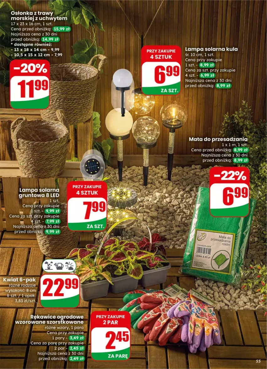 Gazetka promocyjna Dino - Gazetka 15 / 2026 - ważna 08.04 do 14.04.2026 - strona 55 - produkty: Grunt, Lampa, Osłonka, Sok