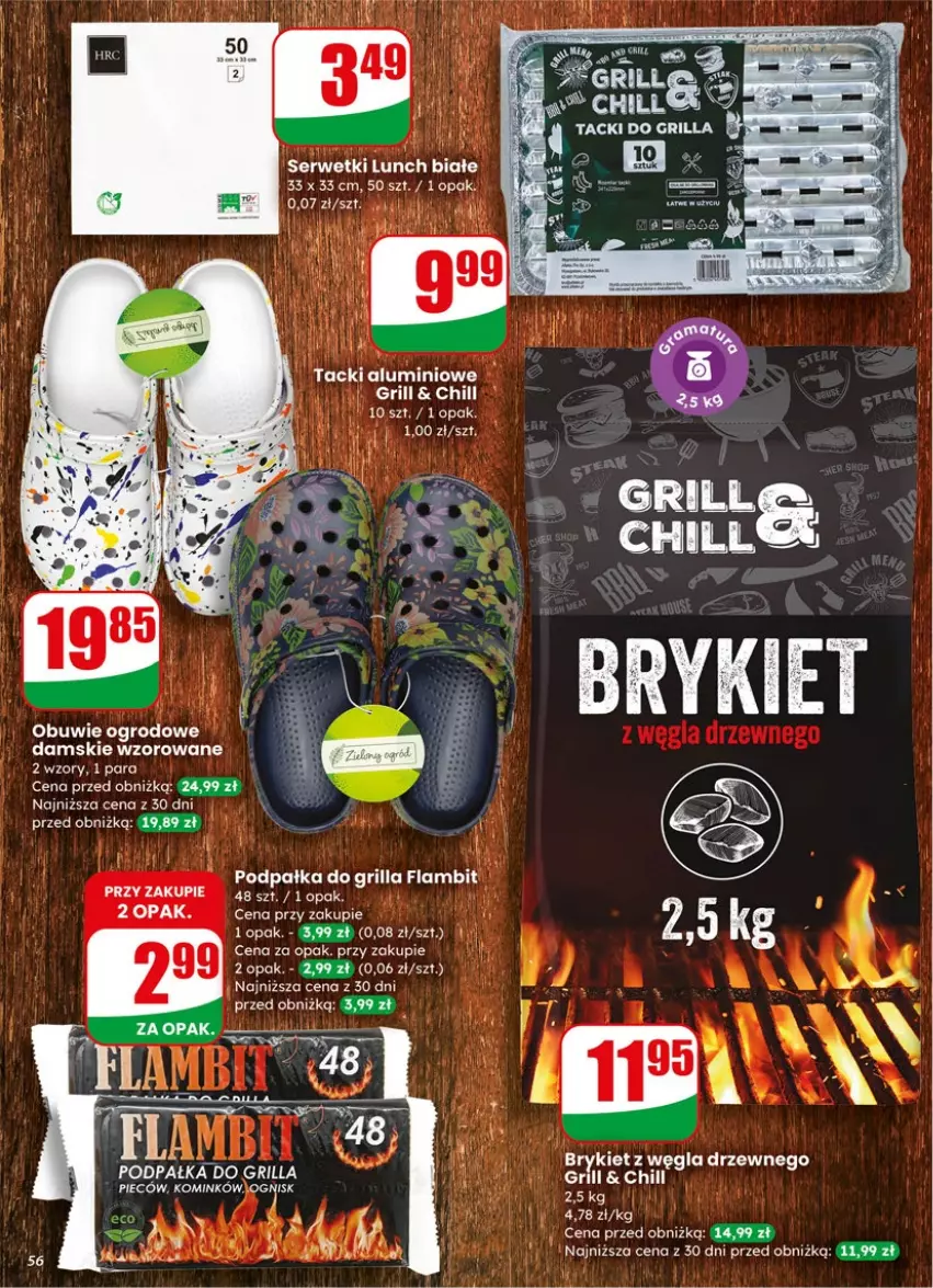 Gazetka promocyjna Dino - Gazetka 15 / 2026 - ważna 08.04 do 14.04.2026 - strona 56 - produkty: Grill, LG, Obuwie, Piec, Ser, Serwetki