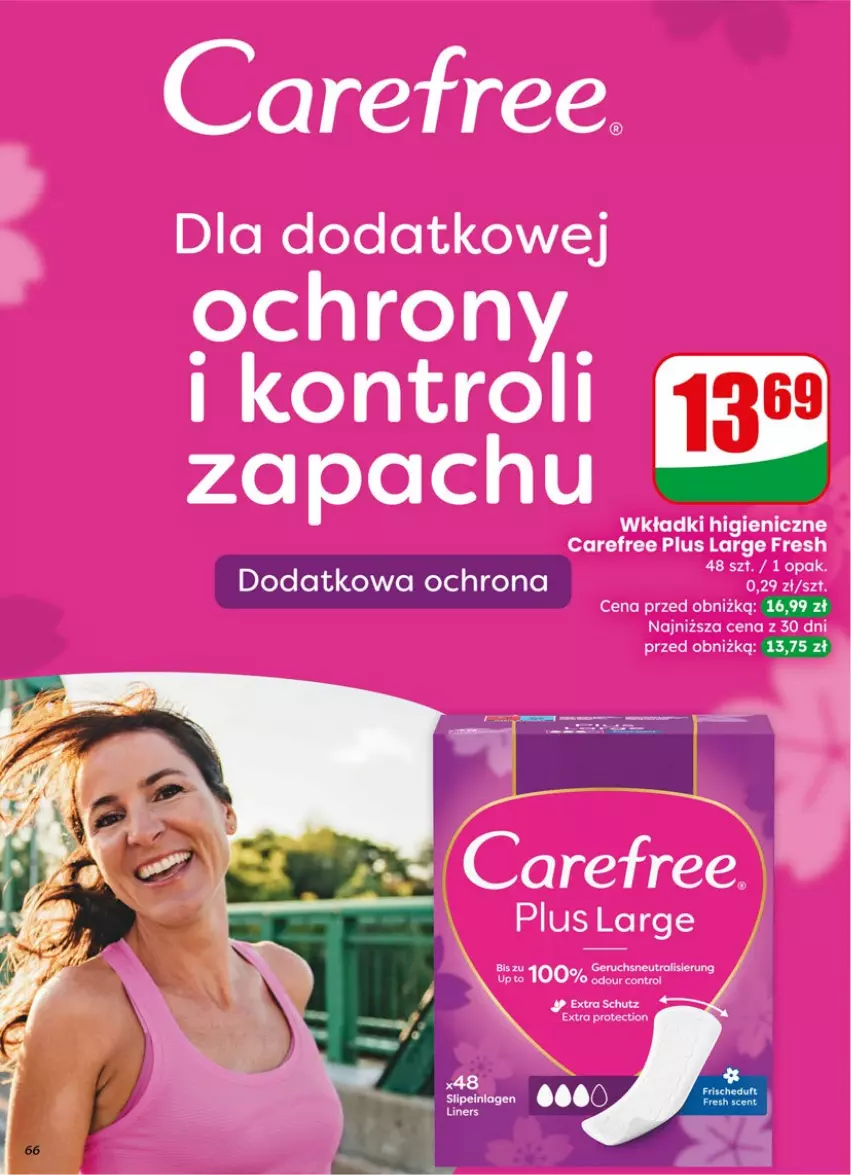 Gazetka promocyjna Dino - Gazetka 15 / 2026 - ważna 08.04 do 14.04.2026 - strona 66 - produkty: Carefree, Control
