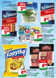 Gazetka promocyjna Dino - Gazetka 15 / 2026 - Gazetka - ważna od 14.04 do 14.04.2026 - strona 46 - produkty: Sałatka, Krakus, Ser, Por, Kindziuk, Parówki, Parówki z szynki, Kopytka, Szynka konserwowa, Sałatka warzywna, Sałat, Szynka, Sport