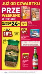 Gazetka promocyjna Aldi - Katalog spożywczy - Gazetka - ważna od 22.01 do 22.01.2022 - strona 26 - produkty: Piwa, Piwo, Kawa rozpuszczalna, Ser, Gra, Kawa, Tera, Czekolada, Jacobs, Kokos