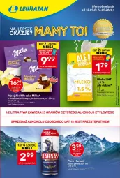 Gazetka promocyjna Lewiatan - Gazetka ogólnopolska - Gazetka - ważna od 16.09 do 16.09.2026 - strona 1 - produkty: Piwa, Ser, Gra, Miecz, Mleko, Fa