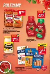 Gazetka promocyjna Lewiatan - Gazetka ogólnopolska - Gazetka - ważna od 16.09 do 16.09.2026 - strona 4 - produkty: Majonez, Sos, Ser, Parówki, Winiary, Pudliszki, Berlinki, Fa