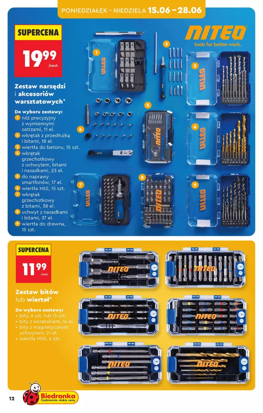 Gazetka promocyjna Biedronka - Okazje Tygodnia - ważna 13.06 do 27.06.2026 - strona 14 - produkty: BIC, Wkręt