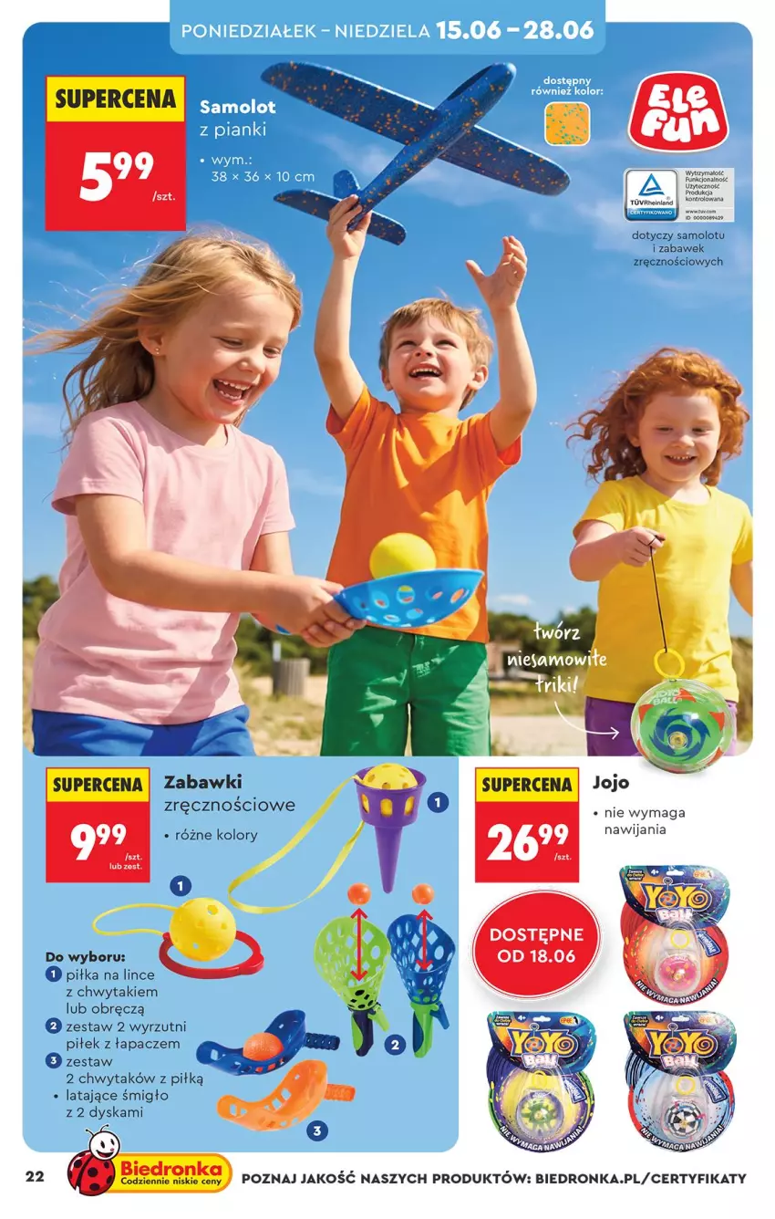 Gazetka promocyjna Biedronka - Okazje Tygodnia - ważna 13.06 do 27.06.2026 - strona 24 - produkty: Amol, Samolot