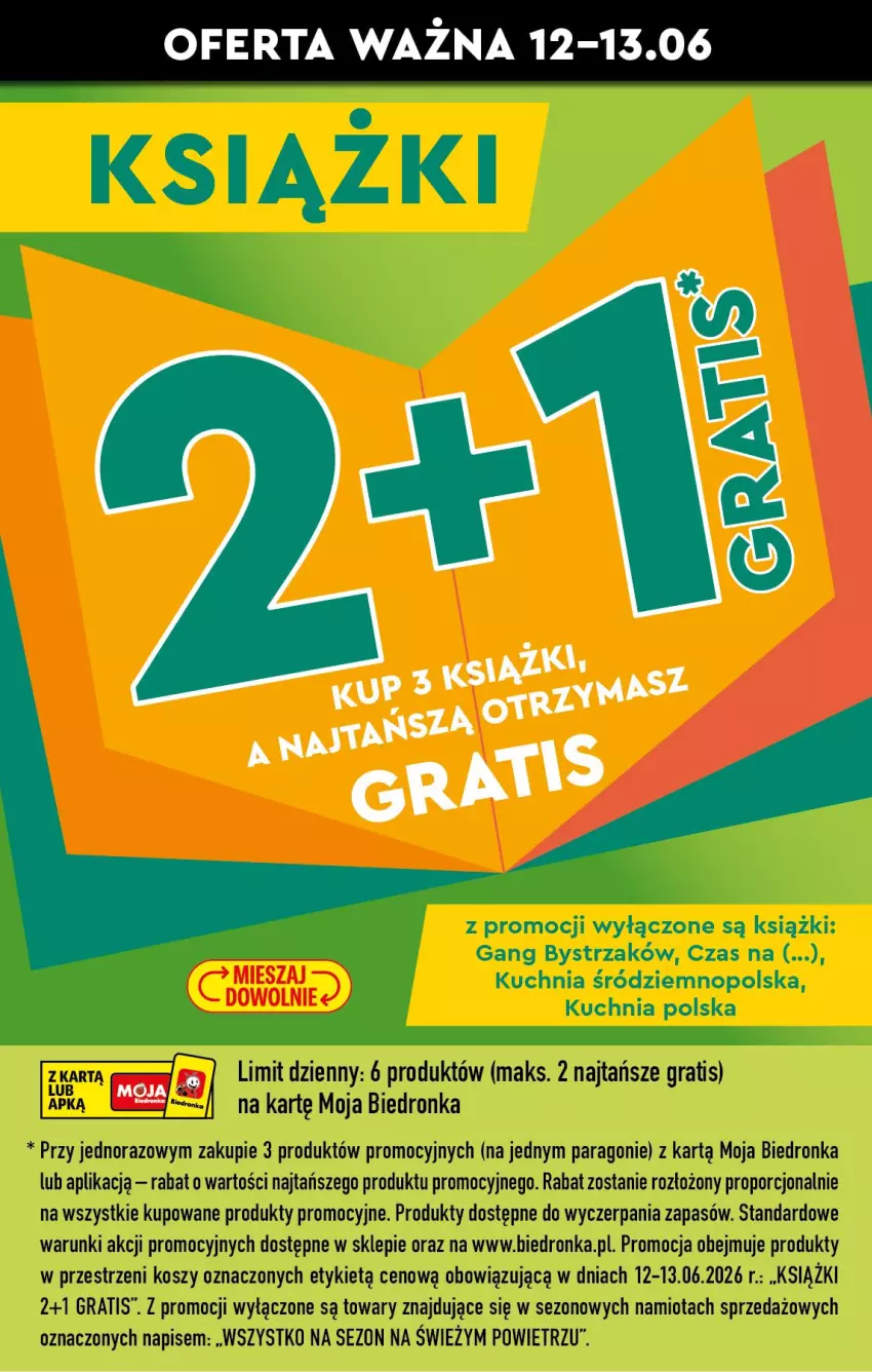 Gazetka promocyjna Biedronka - Okazje Tygodnia - ważna 13.06 do 27.06.2026 - strona 3 - produkty: Gra, Kosz, Namiot, Por