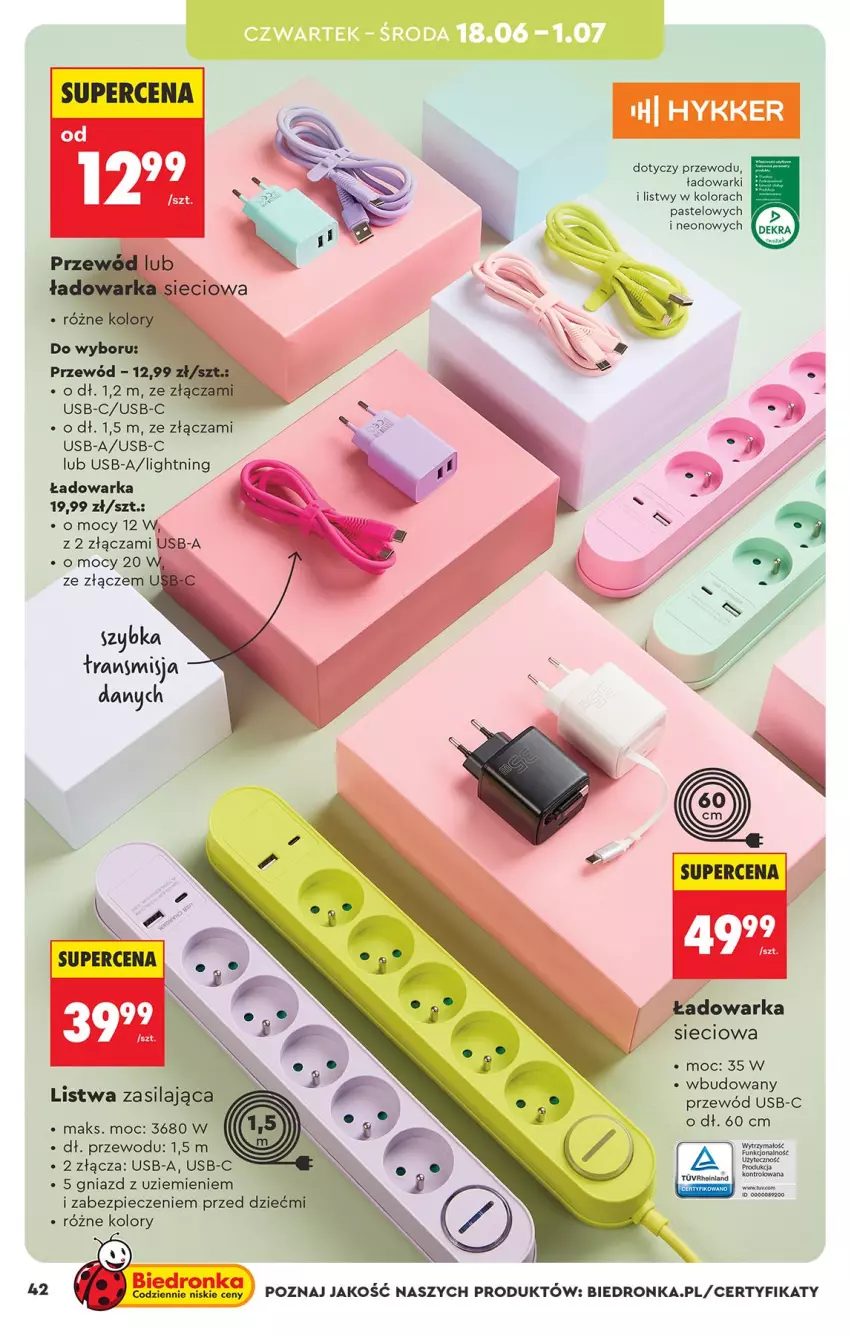 Gazetka promocyjna Biedronka - Okazje Tygodnia - ważna 13.06 do 27.06.2026 - strona 44 - produkty: Piec, Przewód, Tran, Warka