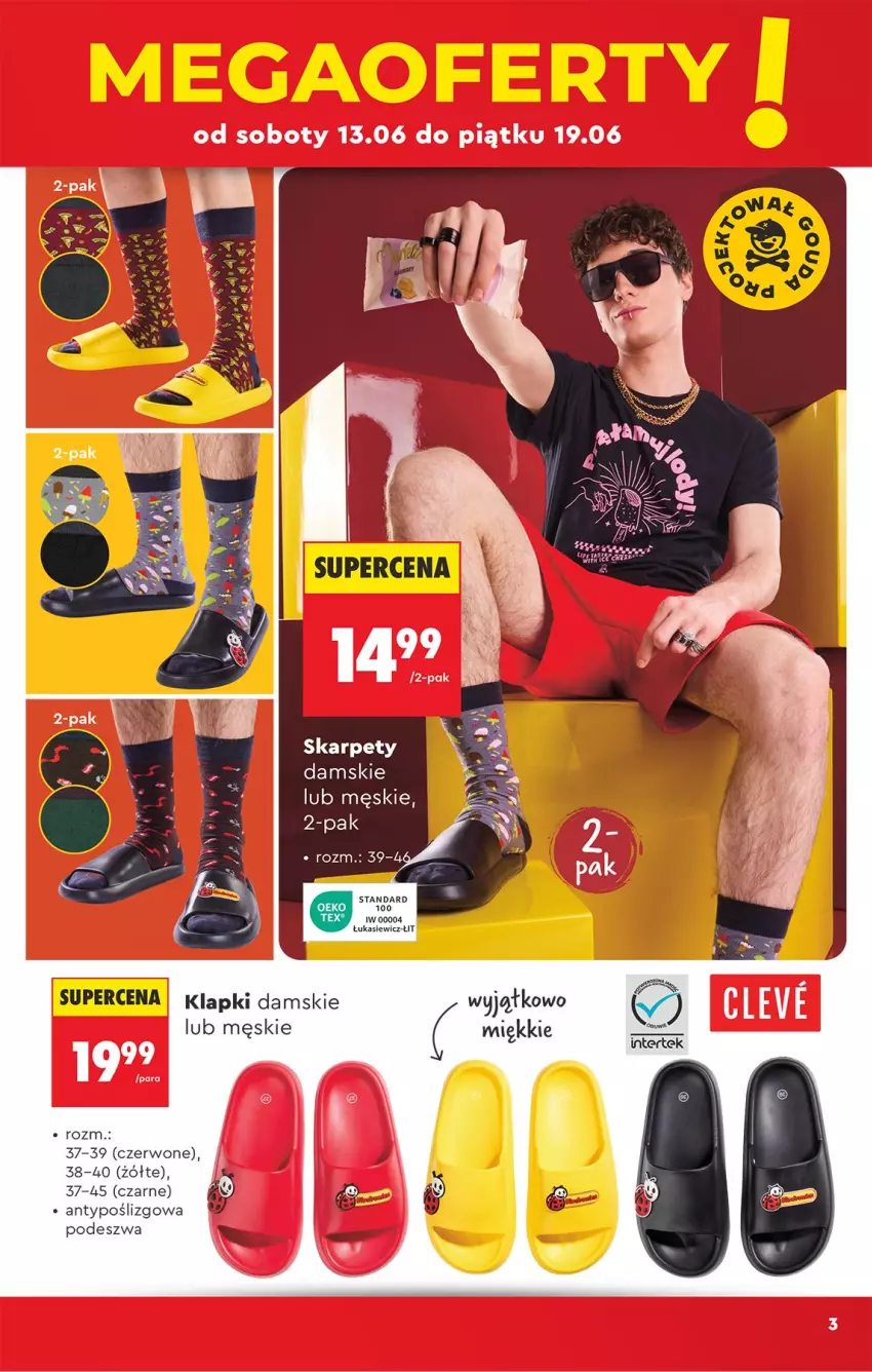 Gazetka promocyjna Biedronka - Okazje Tygodnia - ważna 13.06 do 27.06.2026 - strona 5 - produkty: Karp, Klapki
