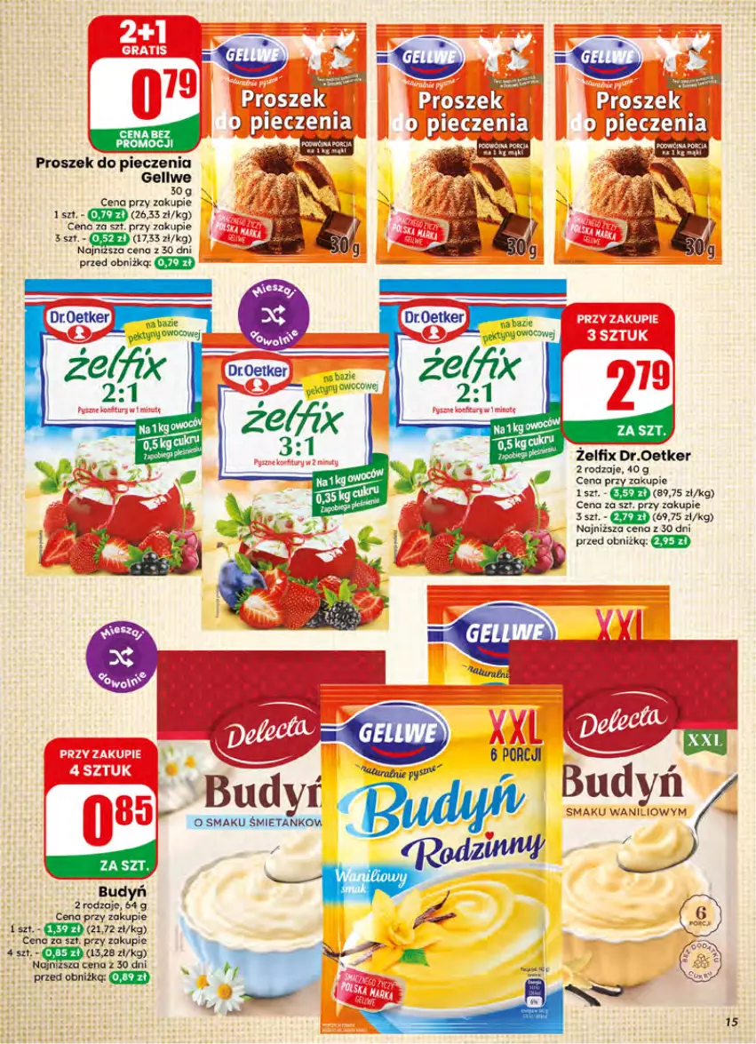Gazetka promocyjna Dino - Gazetka 26 / 2026 - ważna 24.06 do 30.06.2026 - strona 15 - produkty: Budyń, Piec, Por, Proszek do pieczenia