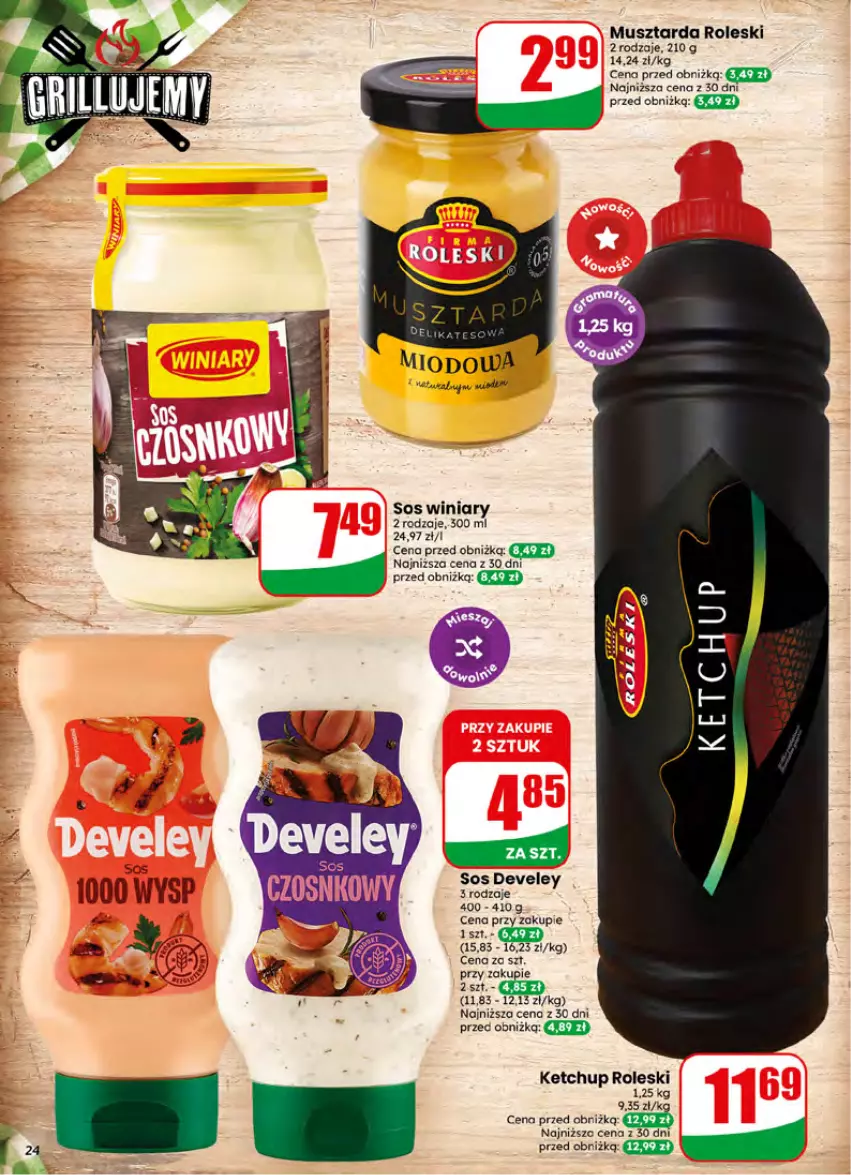 Gazetka promocyjna Dino - Gazetka 26 / 2026 - ważna 24.06 do 30.06.2026 - strona 24 - produkty: Ketchup, Mus, Musztarda, Sos, Winiary