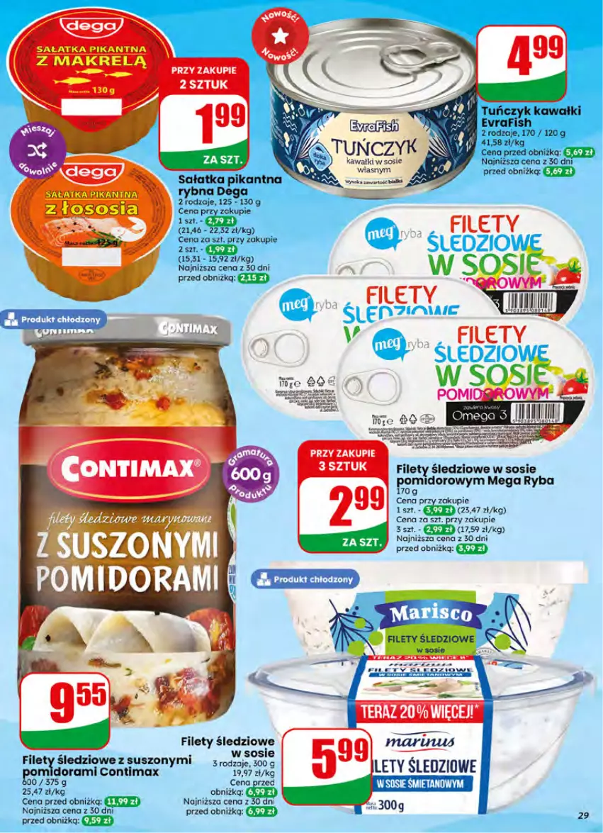 Gazetka promocyjna Dino - Gazetka 26 / 2026 - ważna 24.06 do 30.06.2026 - strona 29 - produkty: Dega, Kawa, Makrelą, Ryba, Sałat, Sałatka, Sos, Tuńczyk