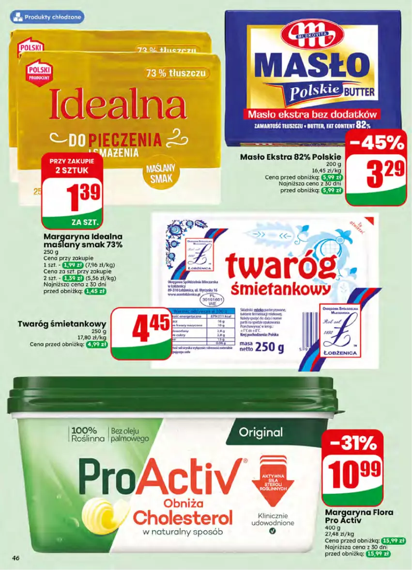 Gazetka promocyjna Dino - Gazetka 26 / 2026 - ważna 24.06 do 30.06.2026 - strona 46 - produkty: Flora, Masło, Twaróg, Twaróg śmietankowy