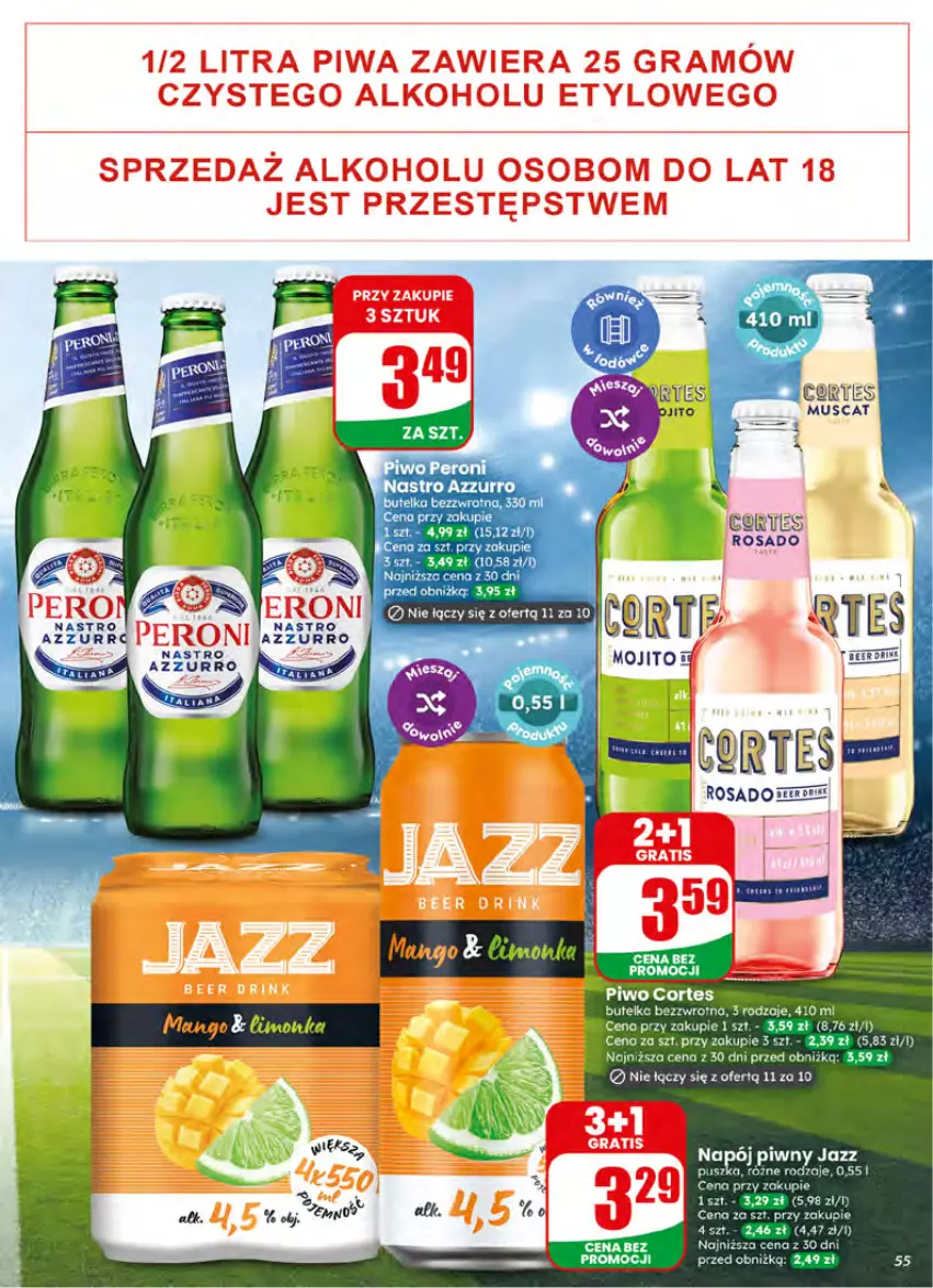 Gazetka promocyjna Dino - Gazetka 26 / 2026 - ważna 24.06 do 30.06.2026 - strona 55 - produkty: Fa, Mus, Piwo