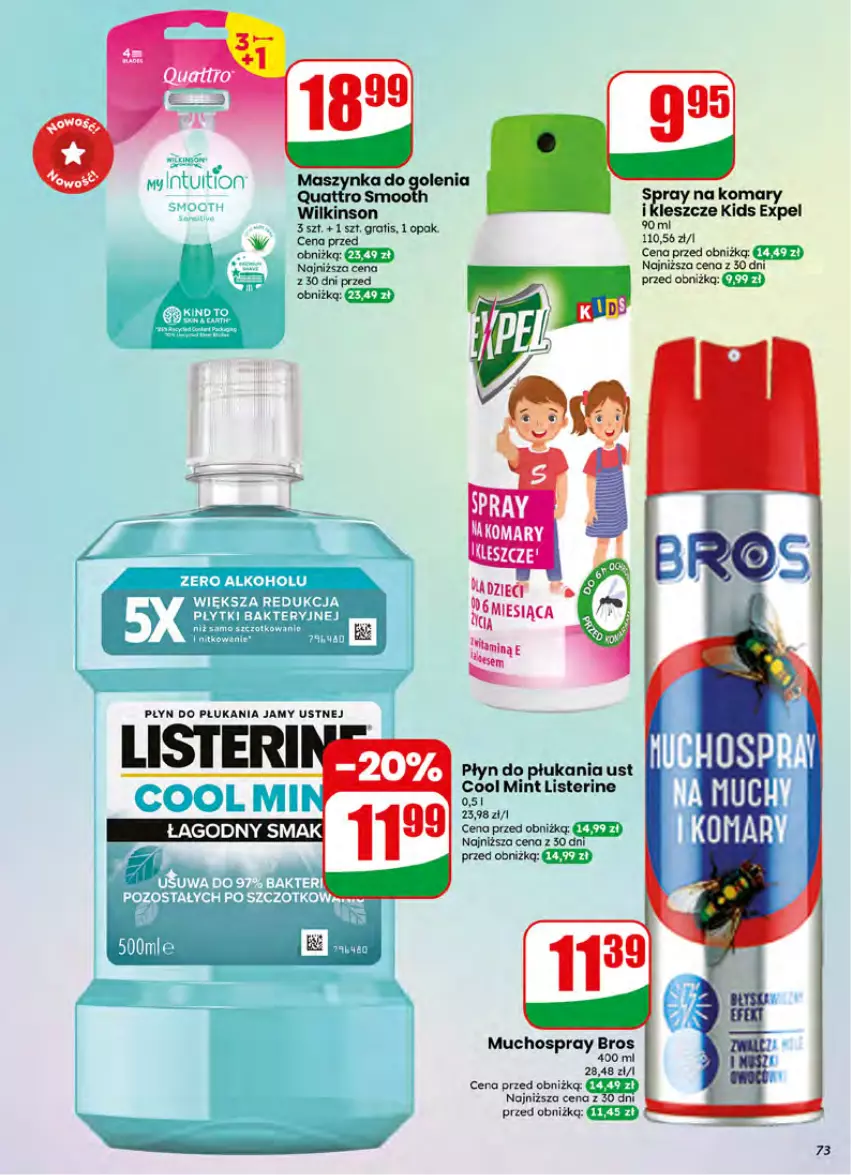 Gazetka promocyjna Dino - Gazetka 26 / 2026 - ważna 24.06 do 30.06.2026 - strona 73 - produkty: Gra, Listerine, Płyn do płukania, Płyn do płukania jamy ustnej