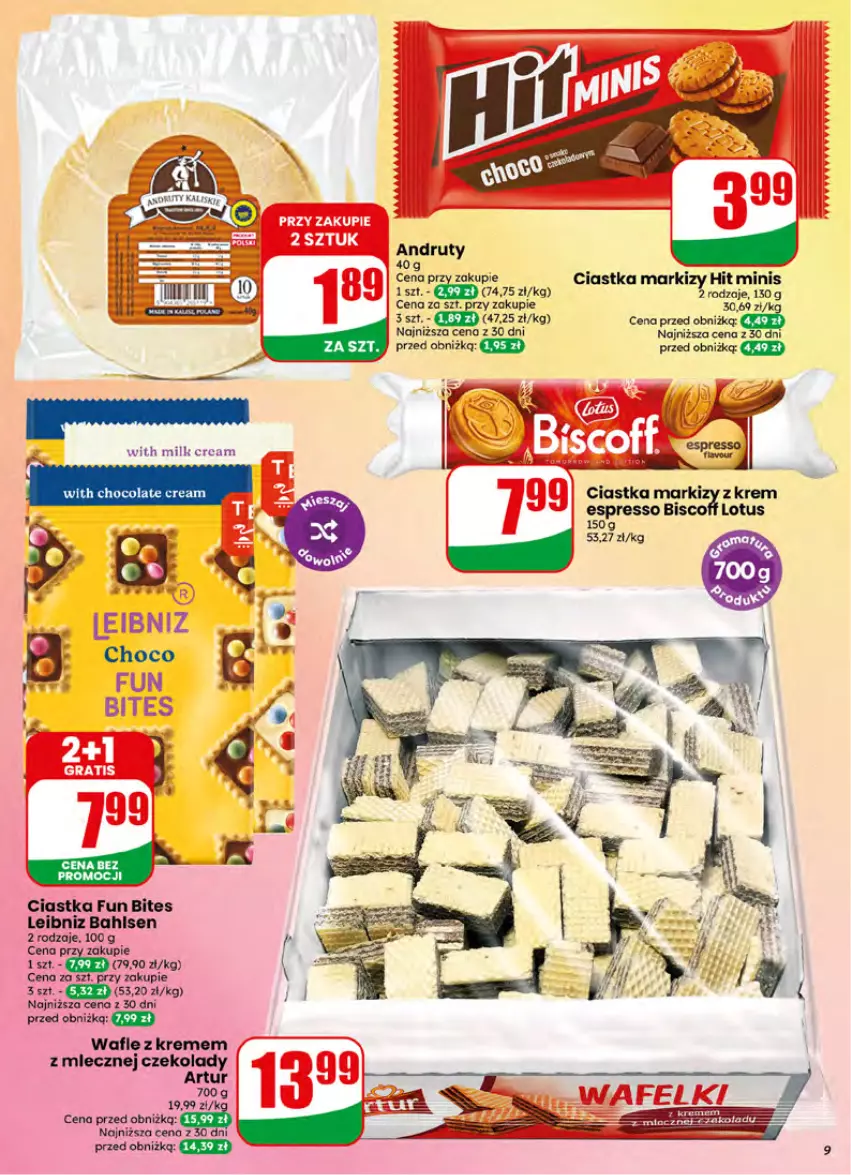 Gazetka promocyjna Dino - Gazetka 26 / 2026 - ważna 24.06 do 30.06.2026 - strona 9 - produkty: Artur, Ciastka, Gra, Wafle