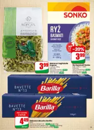 Gazetka promocyjna Dino - Gazetka 26 / 2026 - Gazetka - ważna od 30.06 do 30.06.2026 - strona 19 - produkty: Makaron, Ryż, Tagliatelle, Sonko, Ryż basmati, Barilla