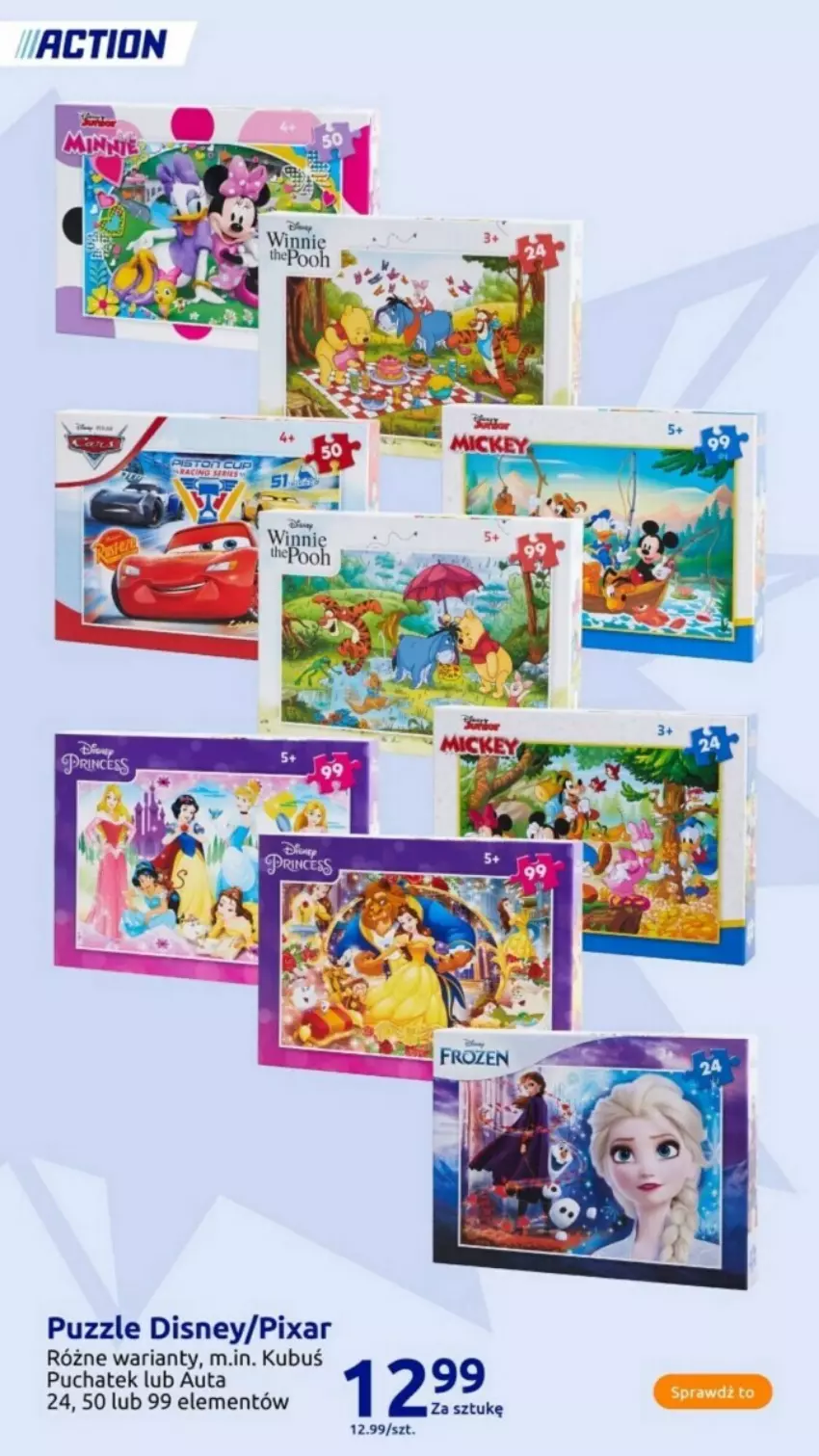 Gazetka promocyjna Action - ważna 06.11 do 12.11.2024 - strona 132 - produkty: Disney, Kubuś, Puzzle