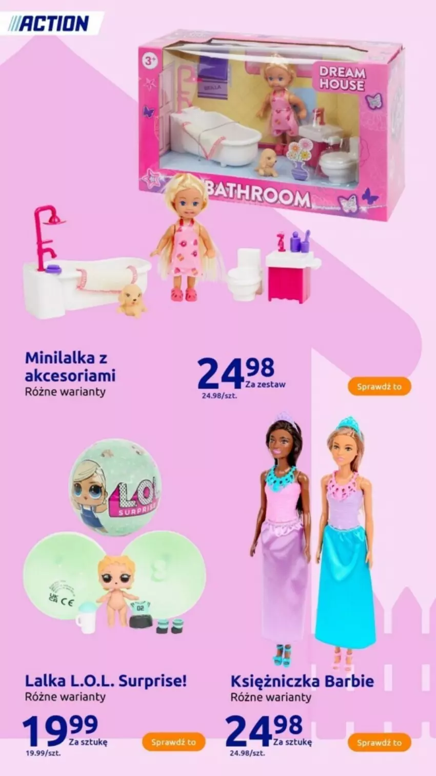 Gazetka promocyjna Action - ważna 06.11 do 12.11.2024 - strona 2 - produkty: Barbie, L.O.L., Lalka