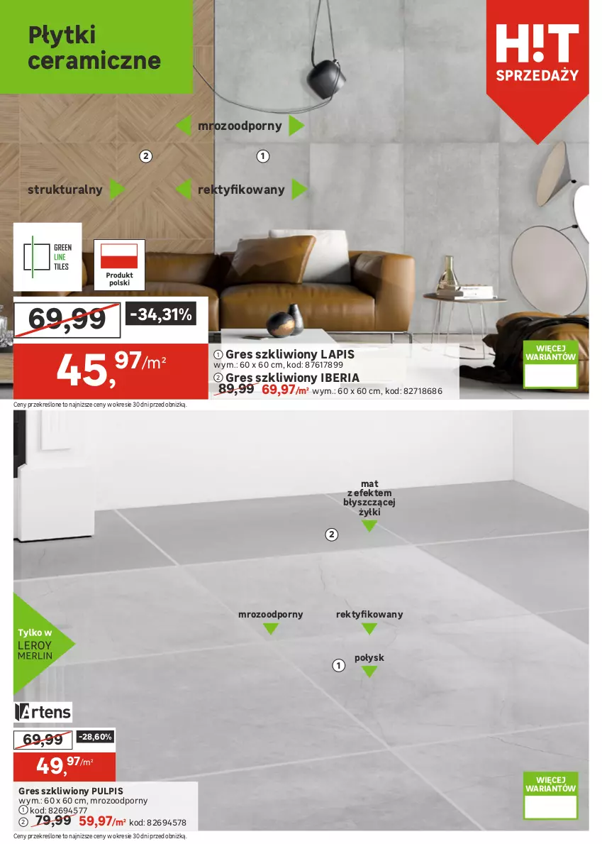 Gazetka promocyjna Leroy Merlin - Gazetka Leroy Merlin - ważna 28.01 do 24.02.2026 - strona 6 - produkty: Gres, Gres szkliwiony, Por, Top